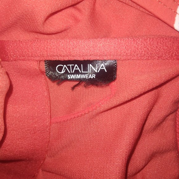 TWO orange Catalina one piece swimsuits bundle! - Picture 6 of 7